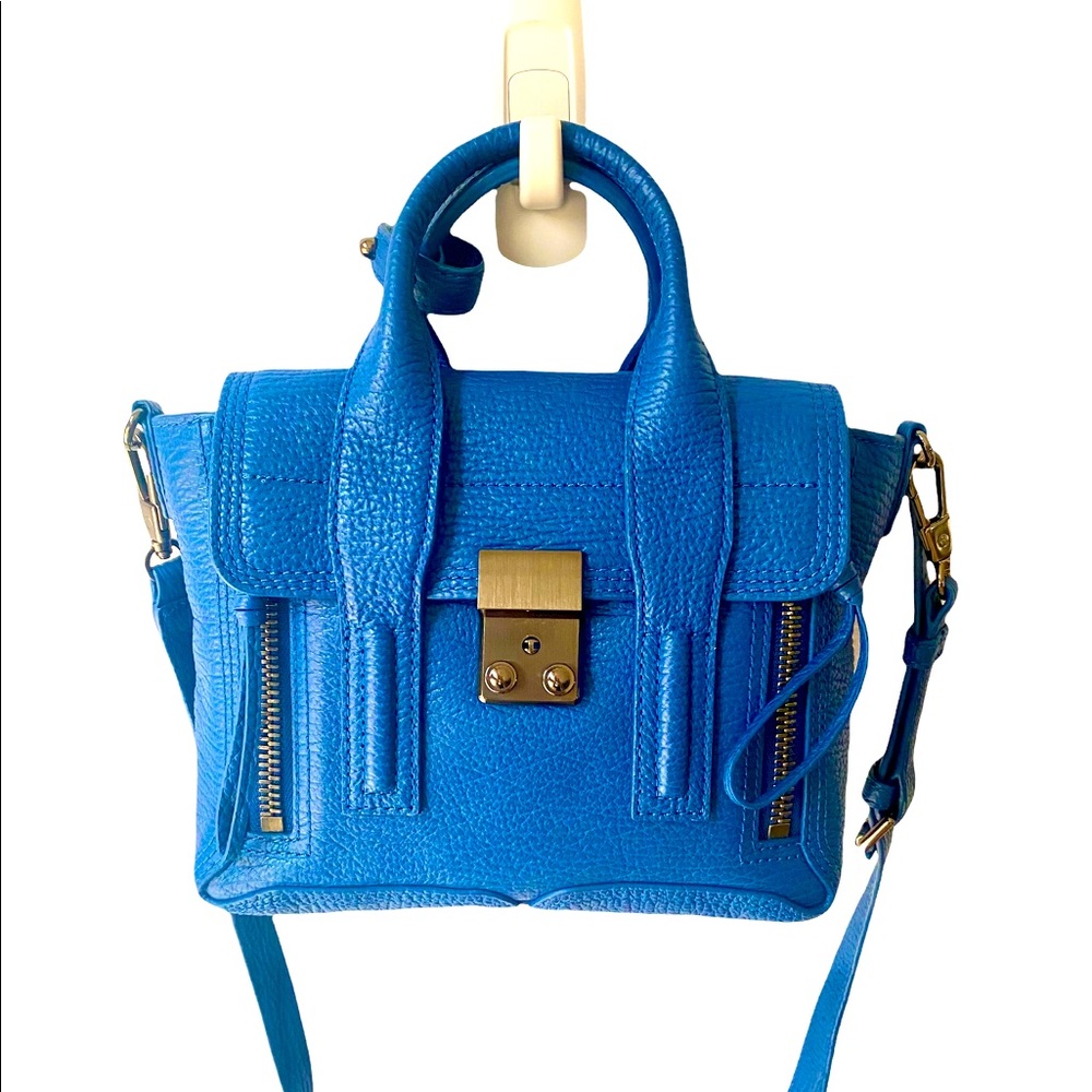 3.1 Phillip Lim cobalt blue pashli mini satchel